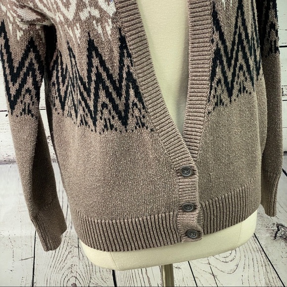 Old Navy long sleeve cardigan. Tan boho size S - Picture 3 of 8